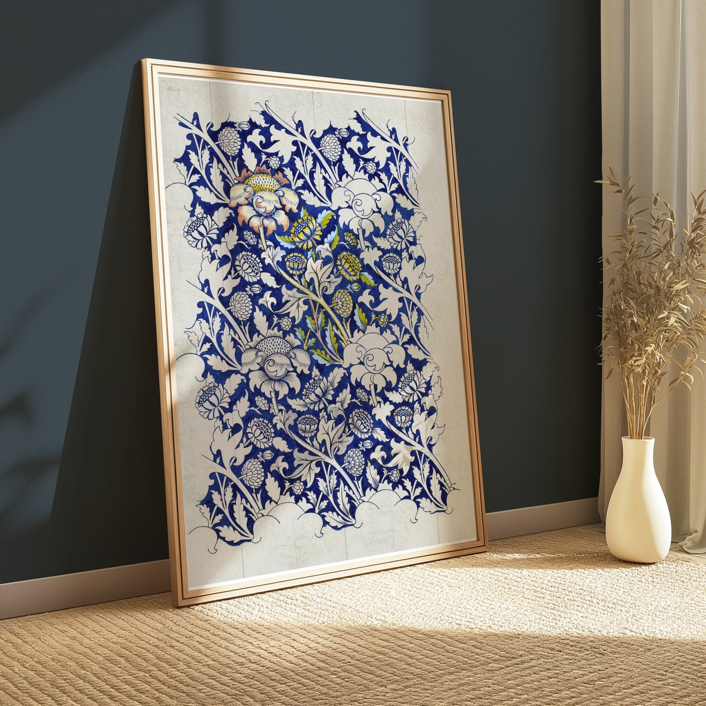 Premium Poster of William Morris Vibrant Floral Art Design Posters