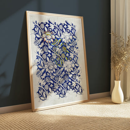 Premium Poster of William Morris Vibrant Floral Art Design Posters