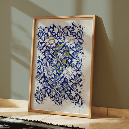 Premium Poster of William Morris Vibrant Floral Art Design Posters