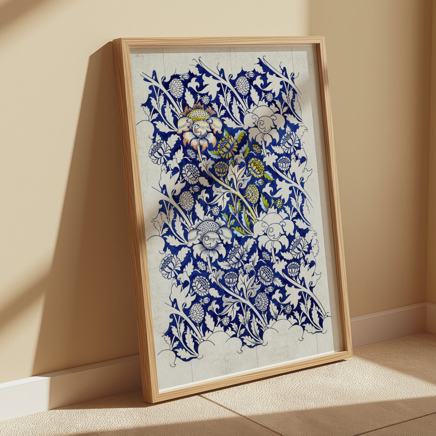 Premium Poster of William Morris Vibrant Floral Art Design Posters