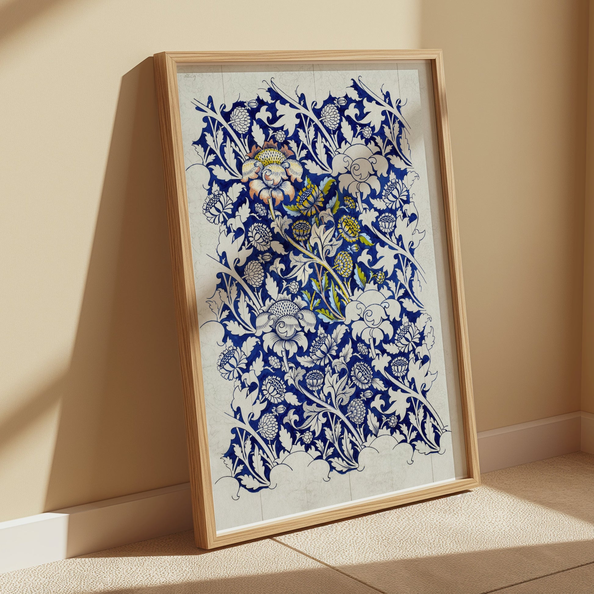 Premium Poster of William Morris Vibrant Floral Art Design Posters