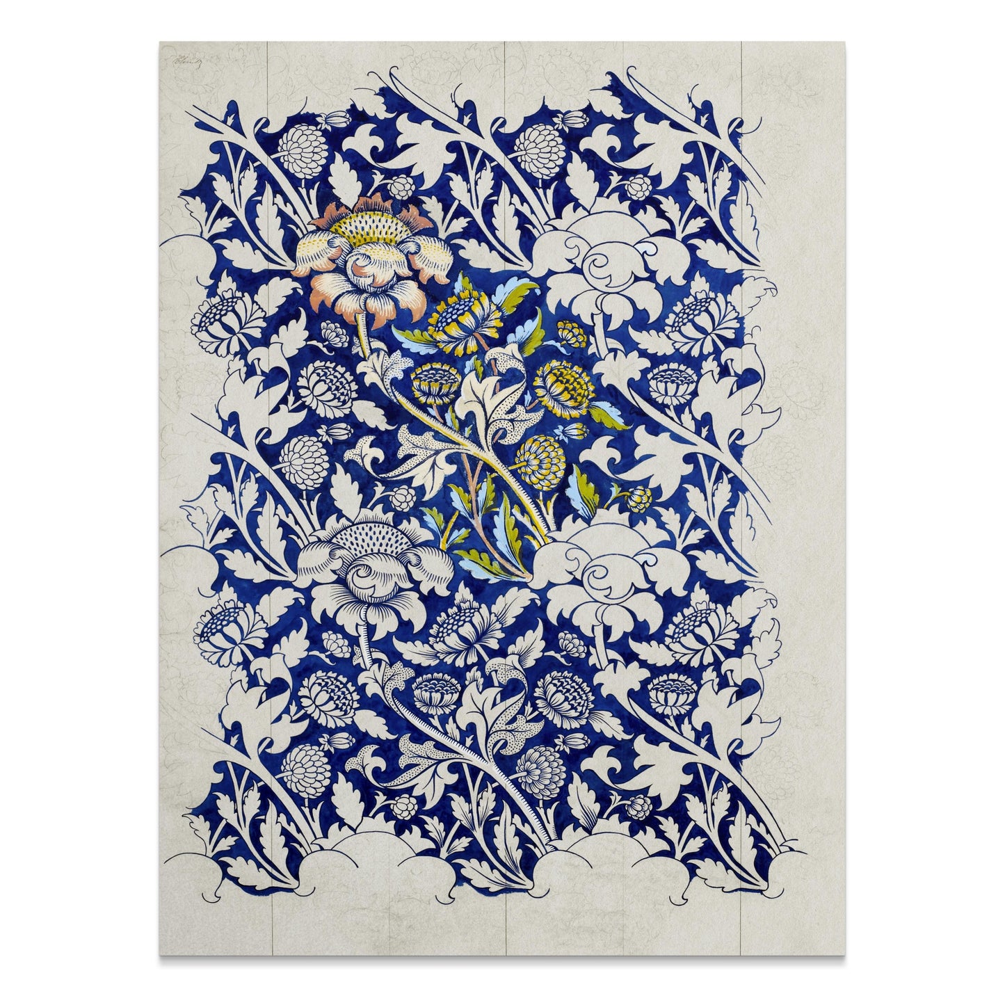 Premium Poster of William Morris Vibrant Floral Art Design Posters