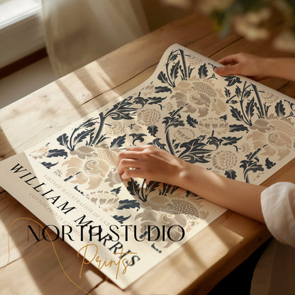 Premium Poster of William Morris Vintage Larkspur Illustration Posters
