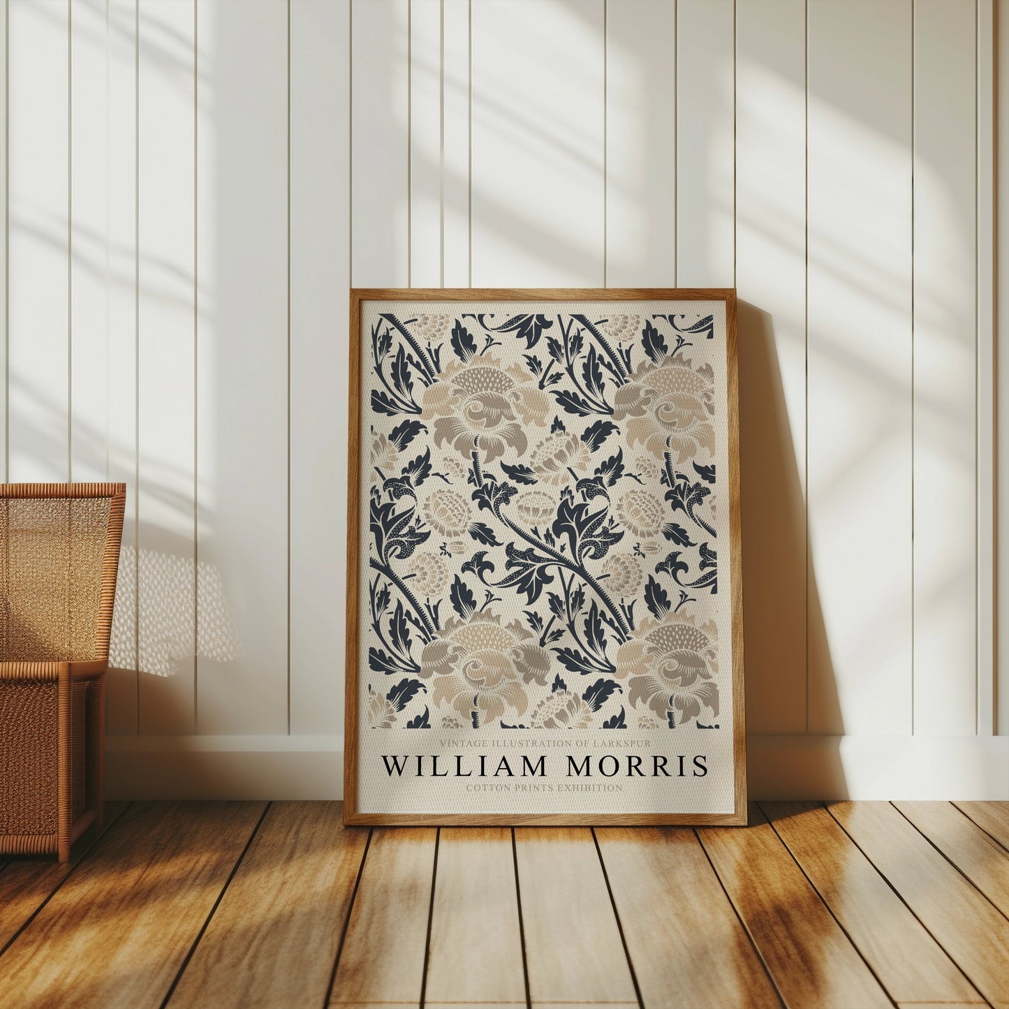 Premium Poster of William Morris Vintage Larkspur Illustration Posters