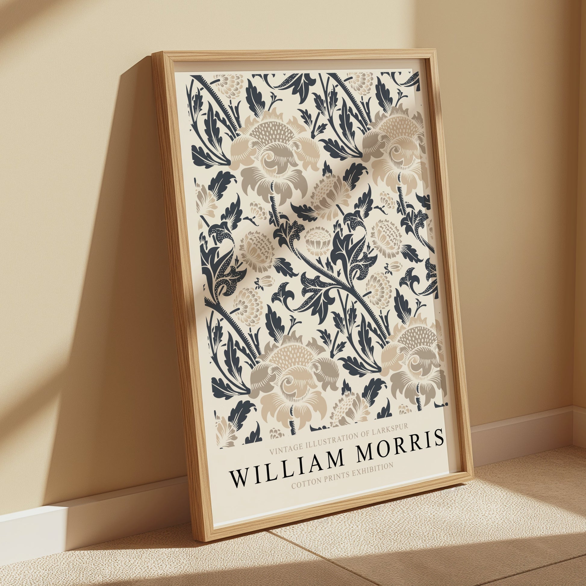Premium Poster of William Morris Vintage Larkspur Illustration Posters