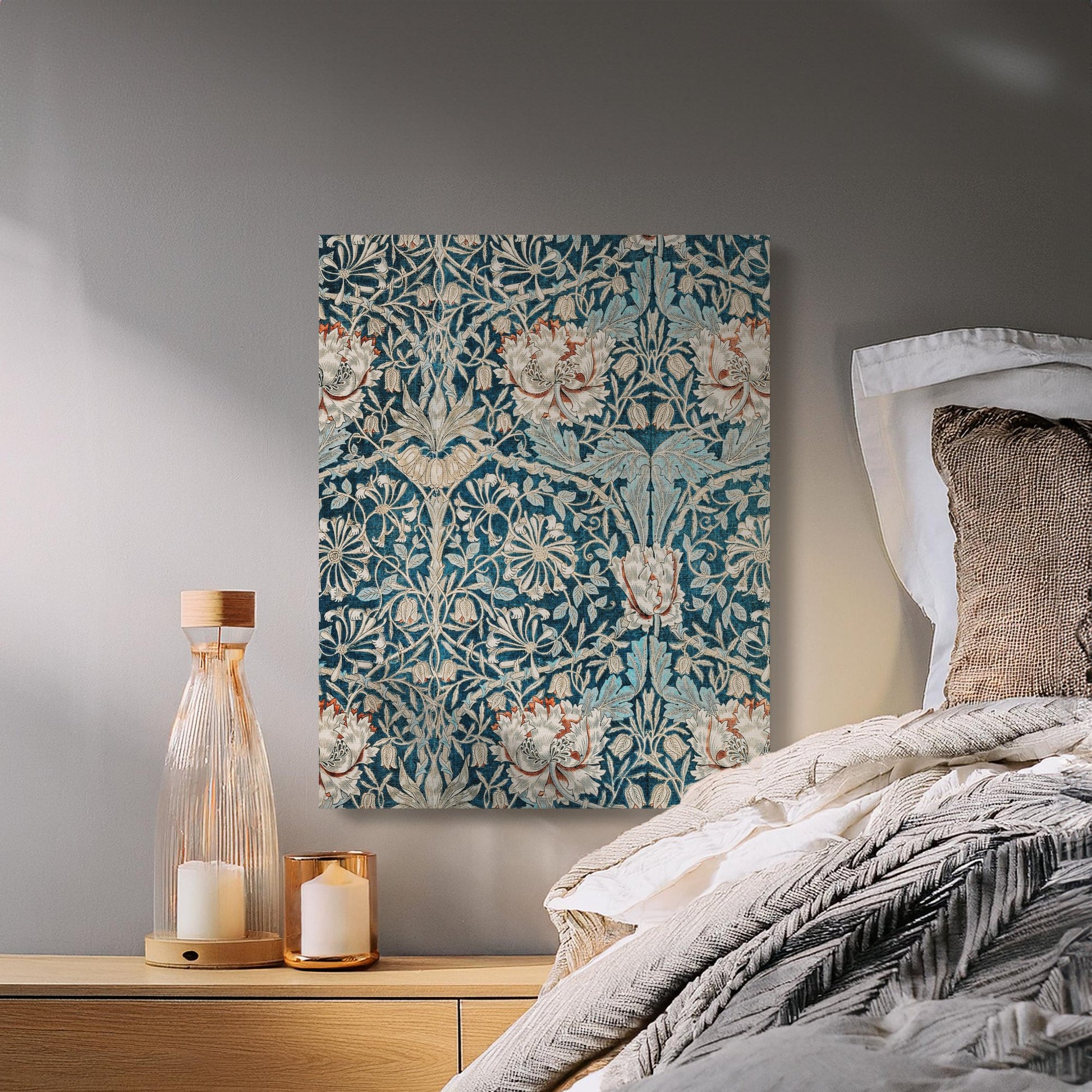 Premium Poster of William Morris Wall Art Floral Pattern Canvas Wraps