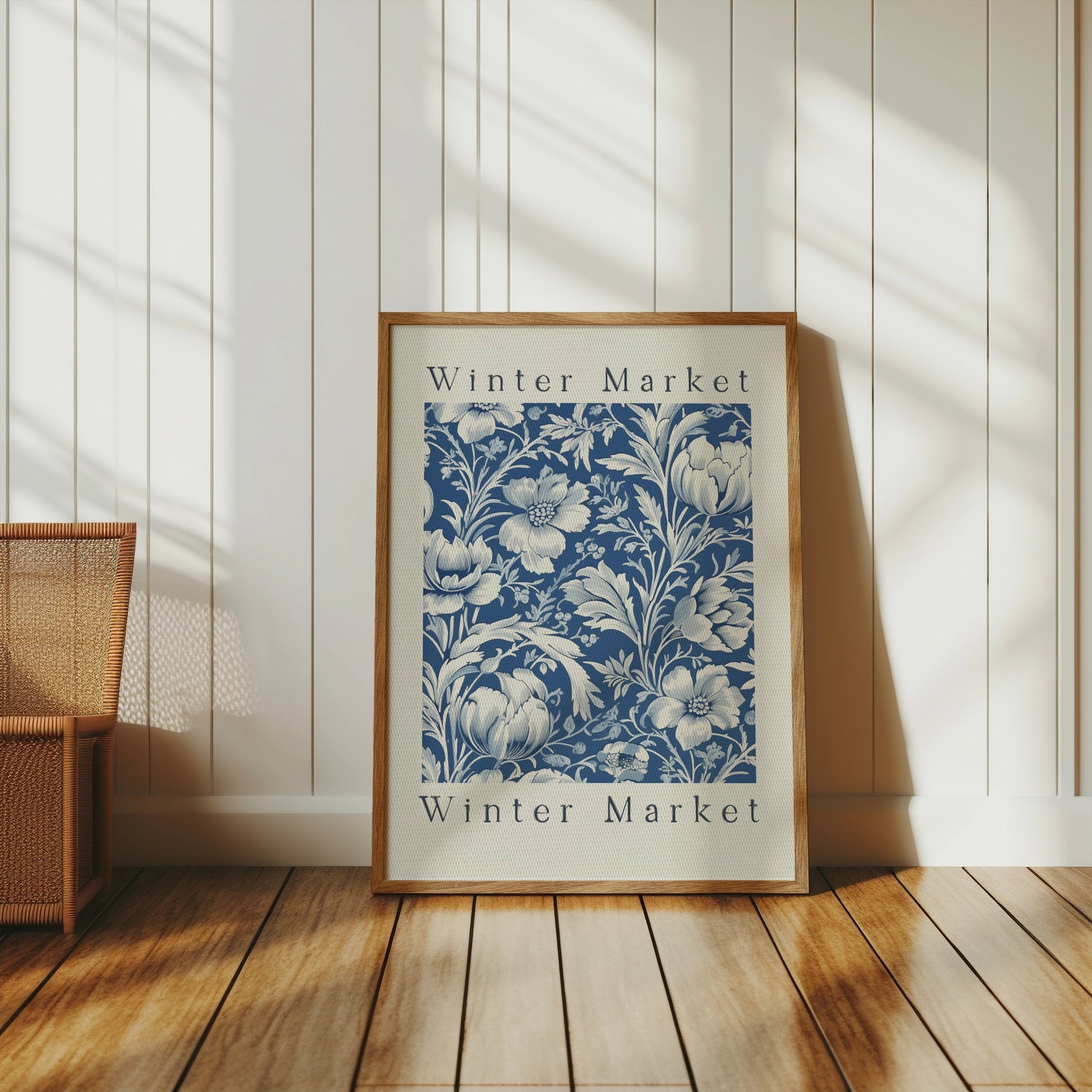 Premium Poster of Winter Market Floral Design Art Posters