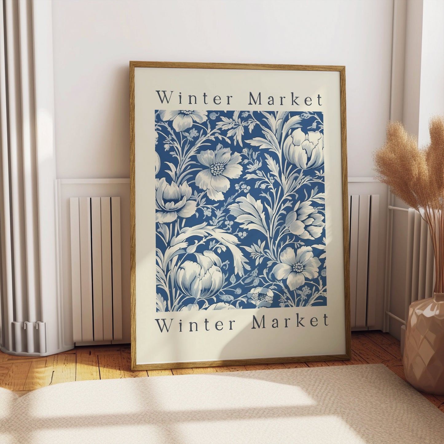 Premium Poster of Winter Market Floral Design Art Posters