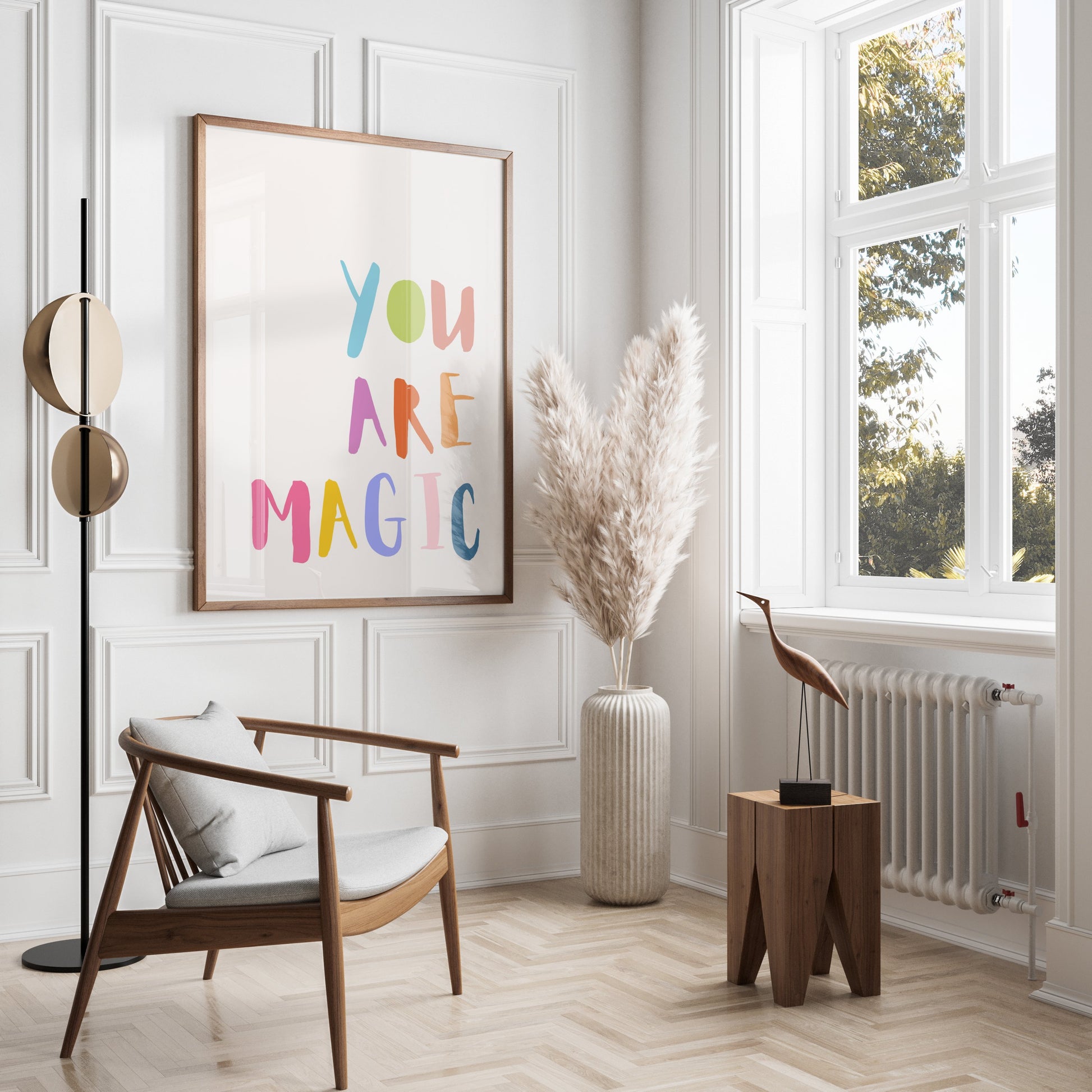 Premium Poster of You Are Magic Colorful Typography Inspirational Posters