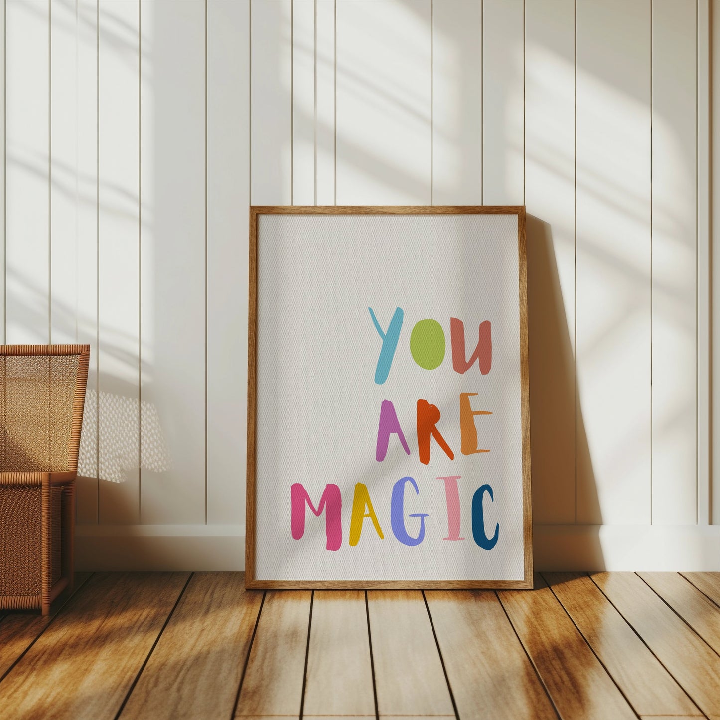 Premium Poster of You Are Magic Colorful Typography Inspirational Posters