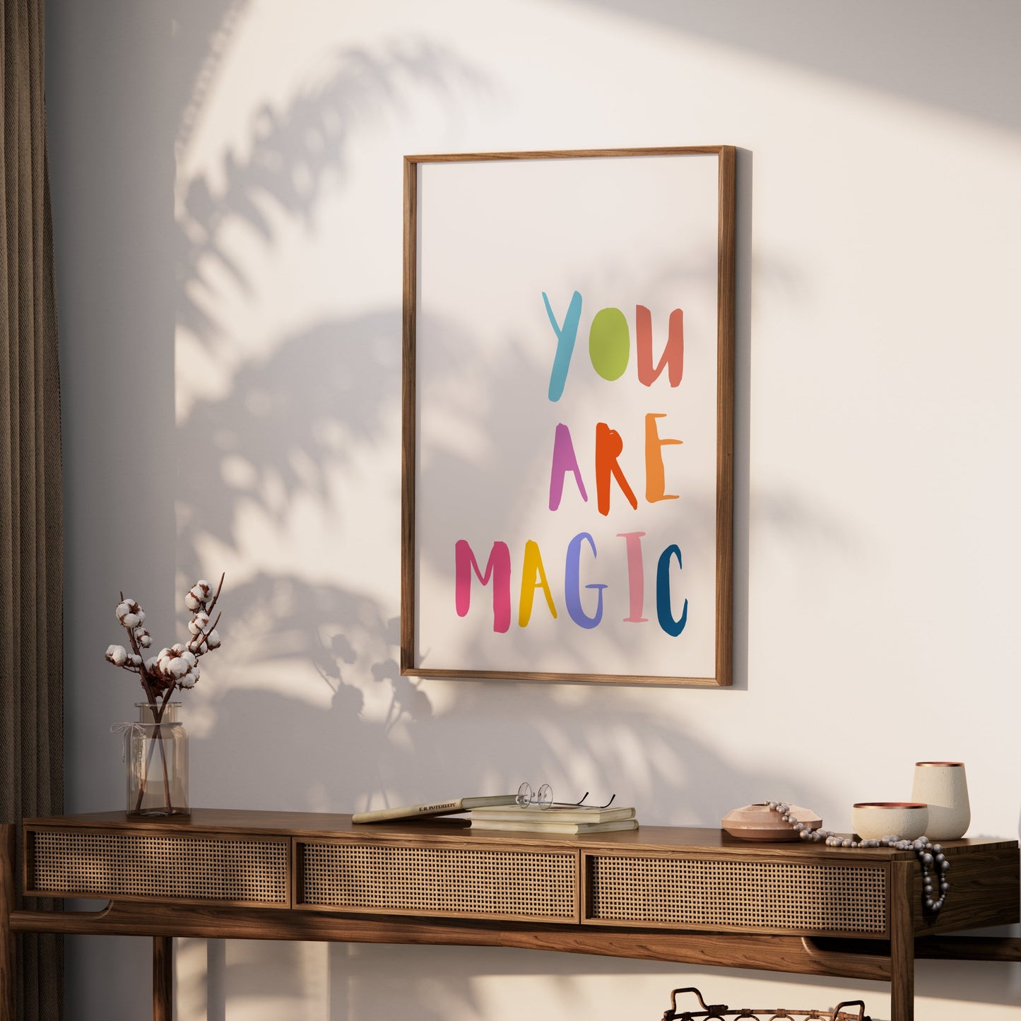Premium Poster of You Are Magic Colorful Typography Inspirational Posters