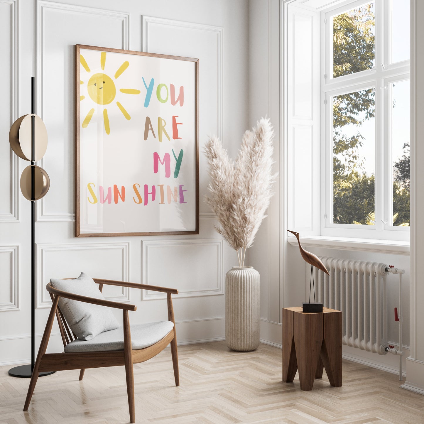 Premium Poster of You Are My Sunshine Happy Sun Mixed Colors Posters