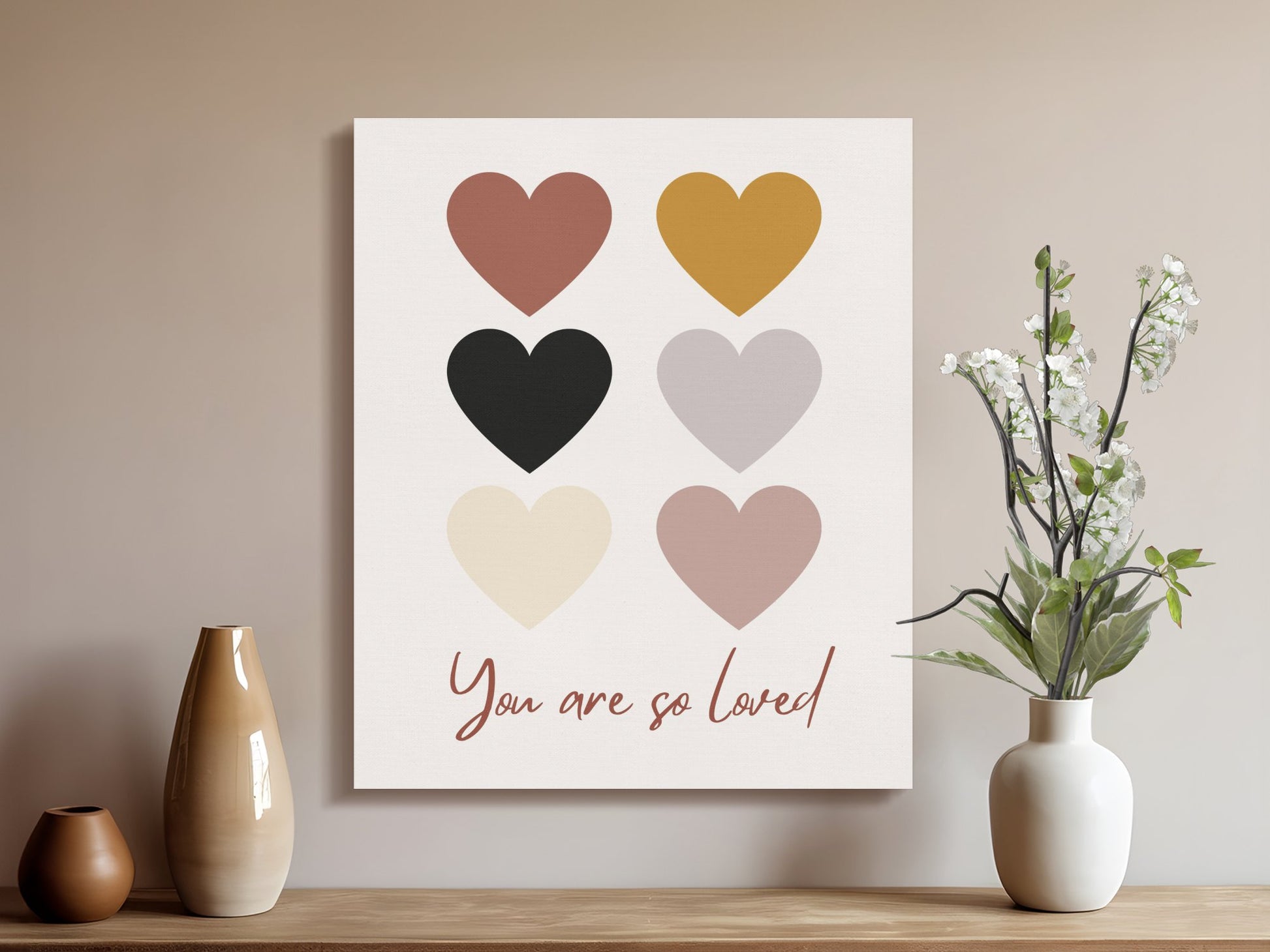 Premium Poster of You Are So Loved Nursery Wall Art Canvas Wraps
