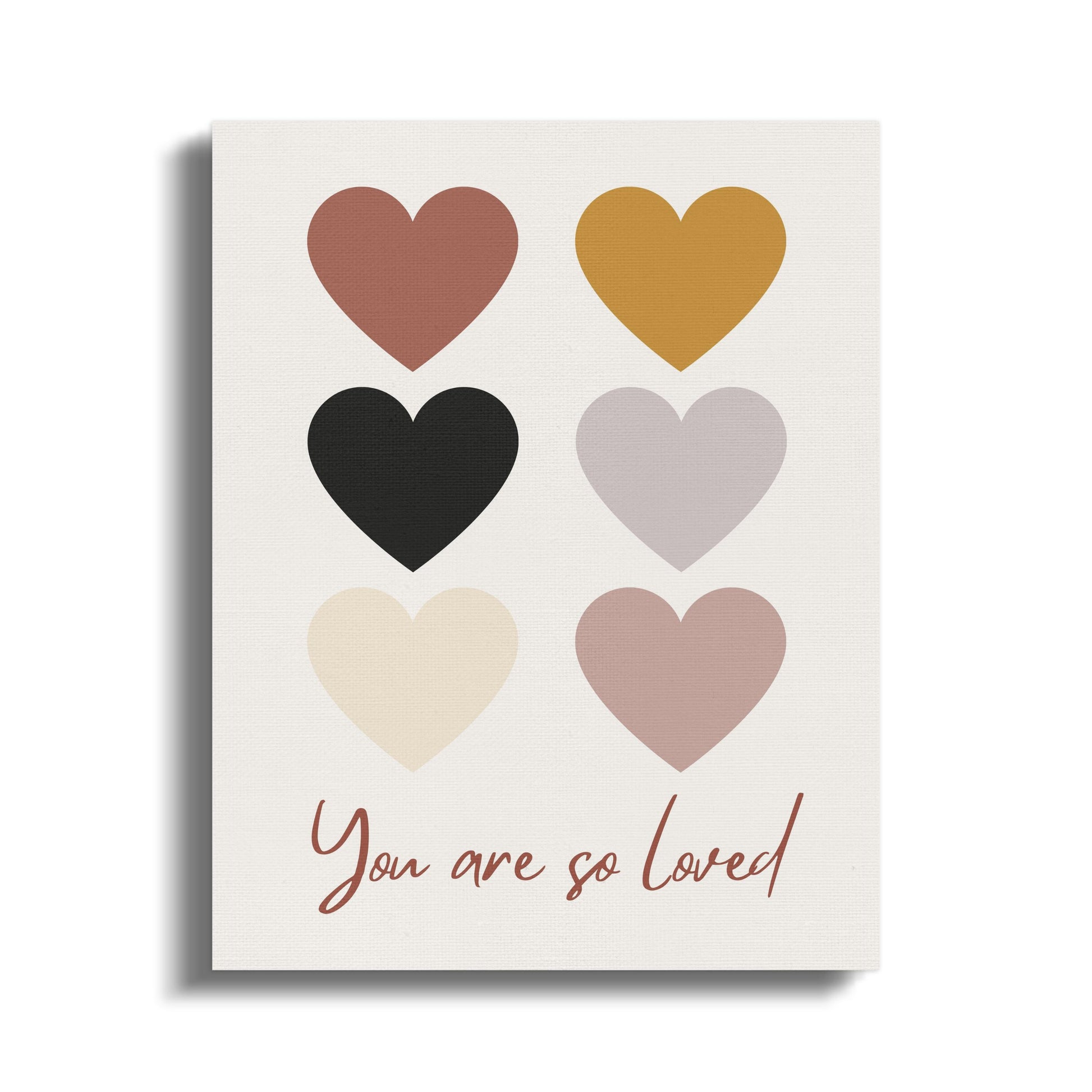 Premium Poster of You Are So Loved Nursery Wall Art Canvas Wraps