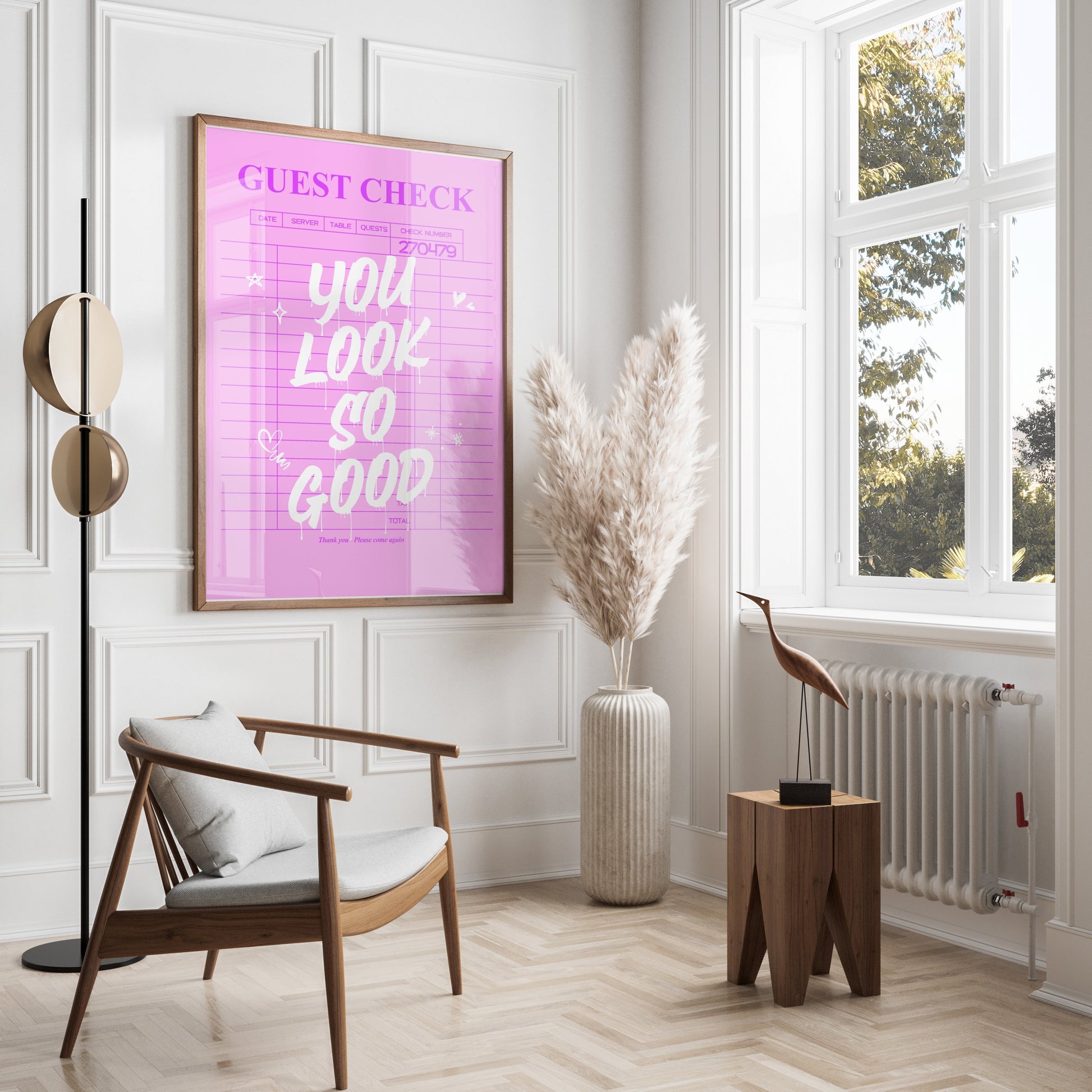 Premium Poster of You Look So Good Guest Check Aesthetic Wall Posters