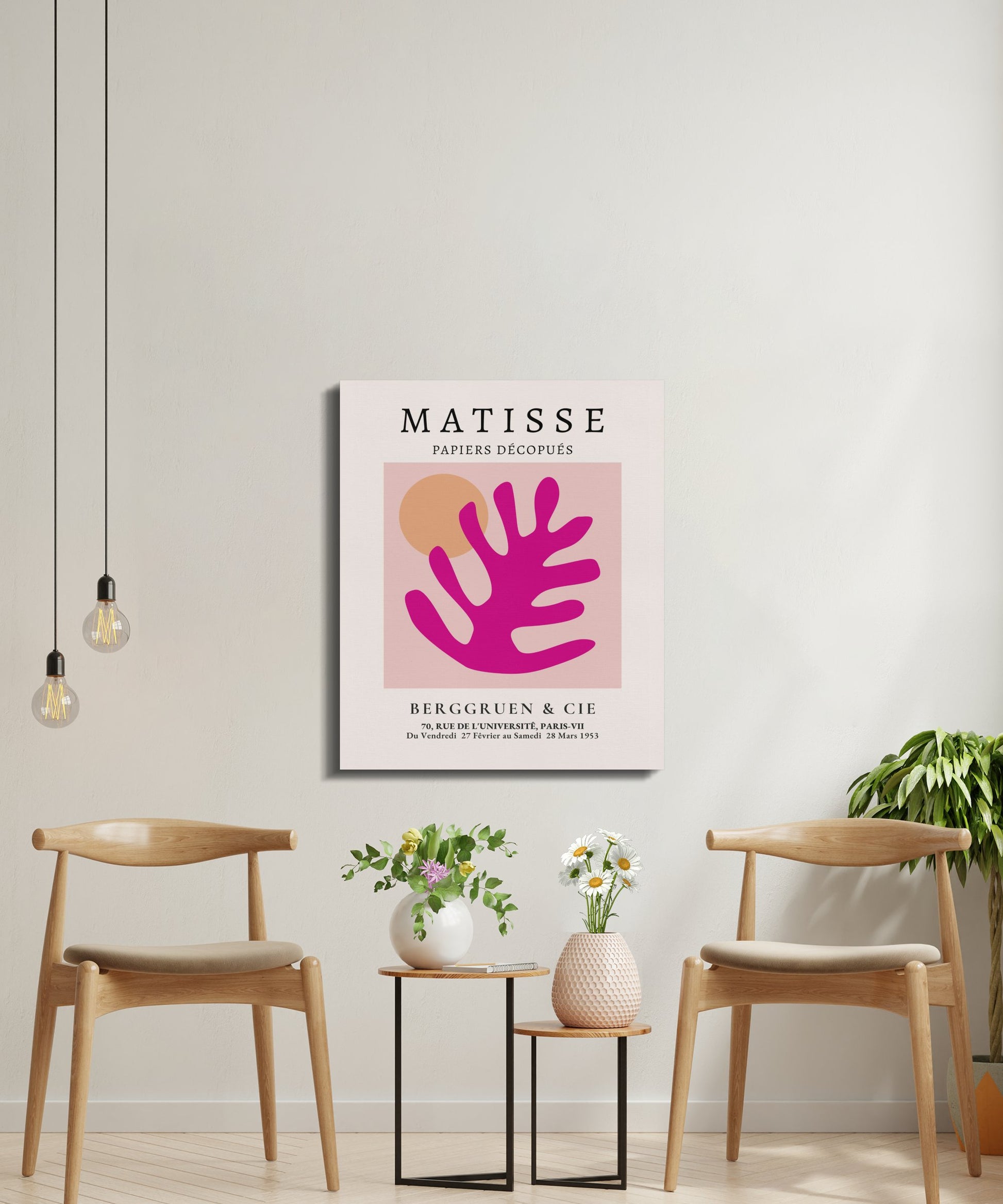 Premium Poster of Henri Matisse Wall Art Papiers Découpés Canvas Wraps