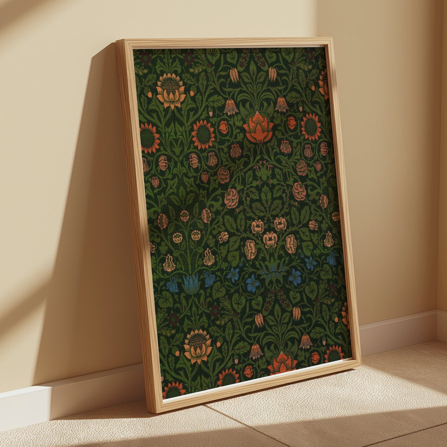 Premium Poster of William Morris Floral Pattern Vintage Style Posters