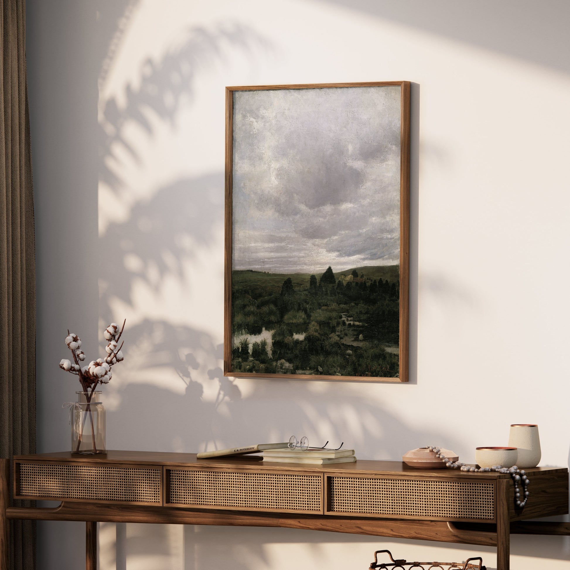 Premium Poster of Tranquil Countryside Landscape Art Print Posters