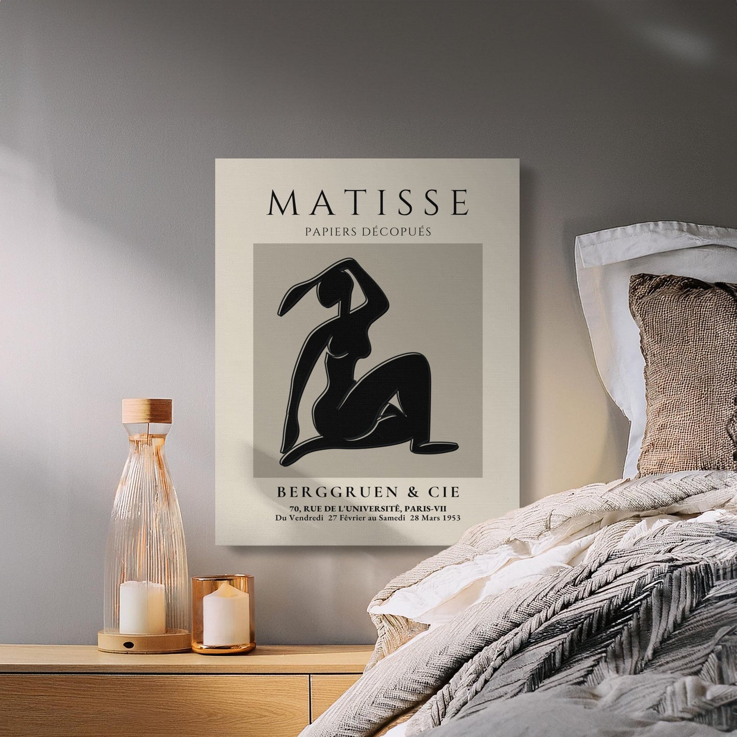 Premium Poster of Henri Matisse Papiers Decoupes Canvas Wraps
