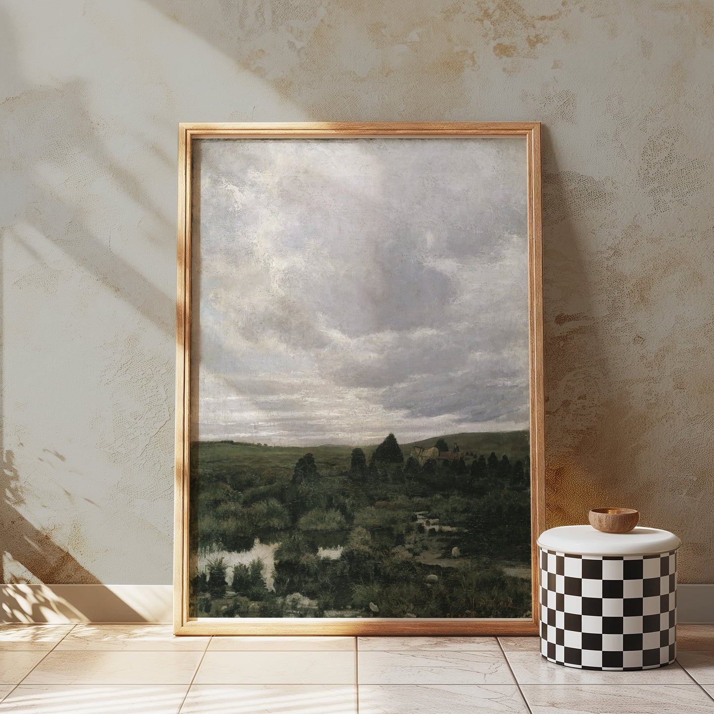 Premium Poster of Tranquil Countryside Landscape Art Print Posters