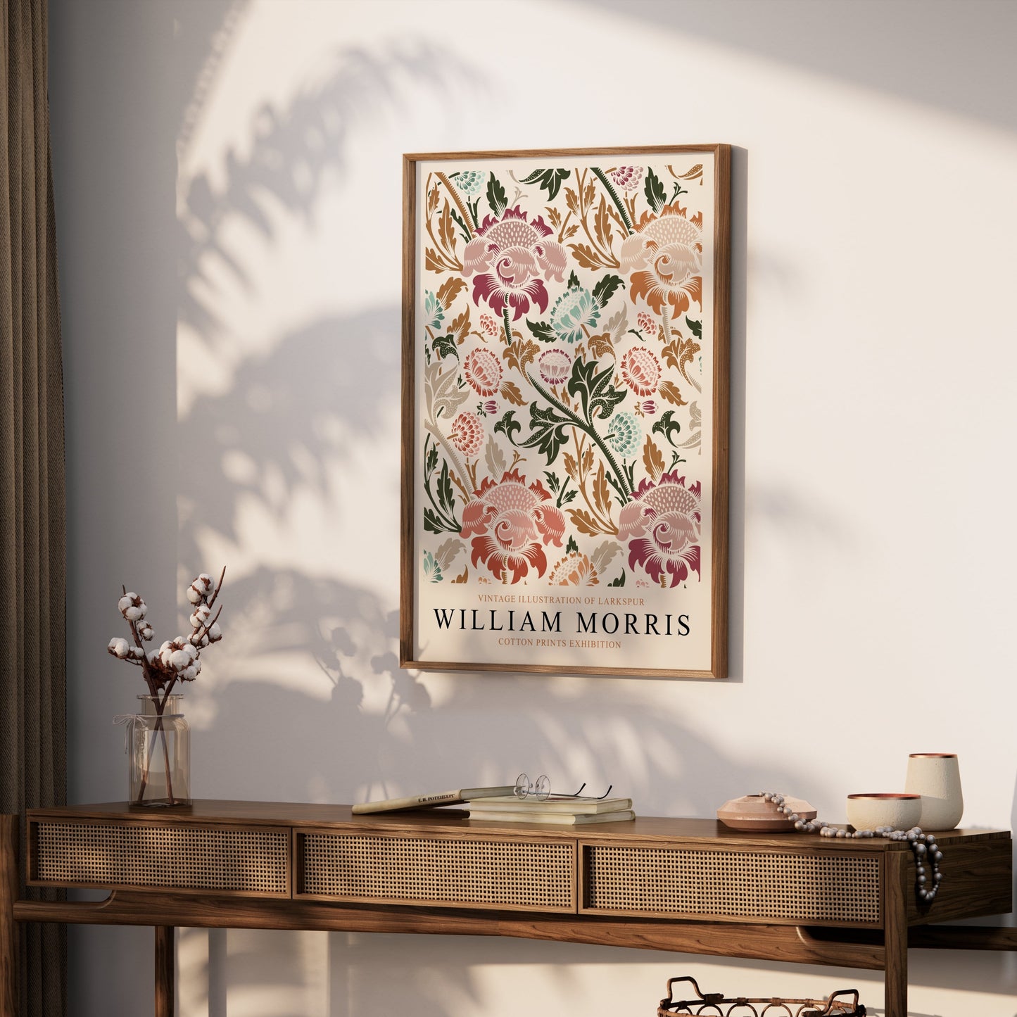 Premium Poster of William Morris Vintage Larkspur Illustration Posters