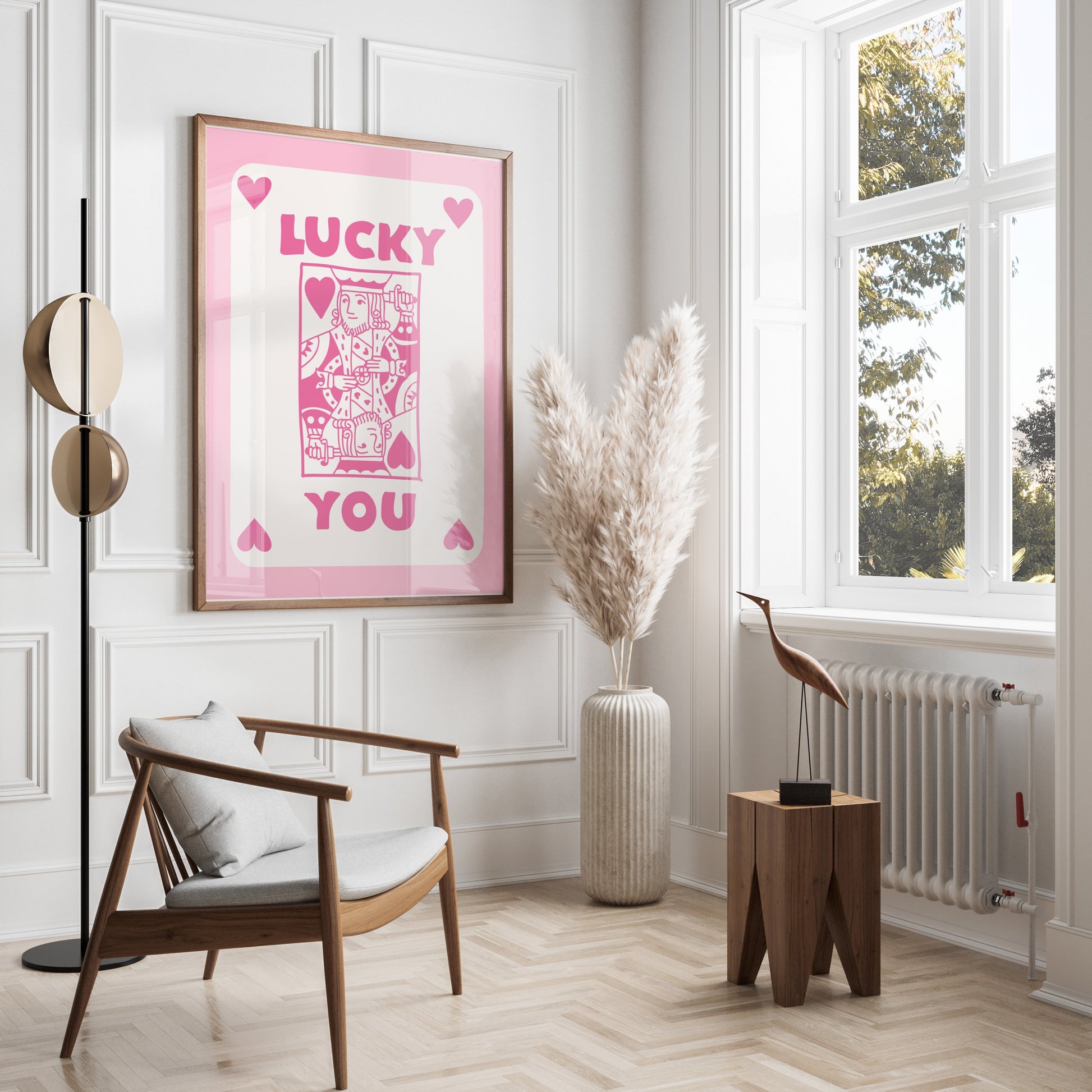 Premium Poster of Lucky You Playing Card Design Posters