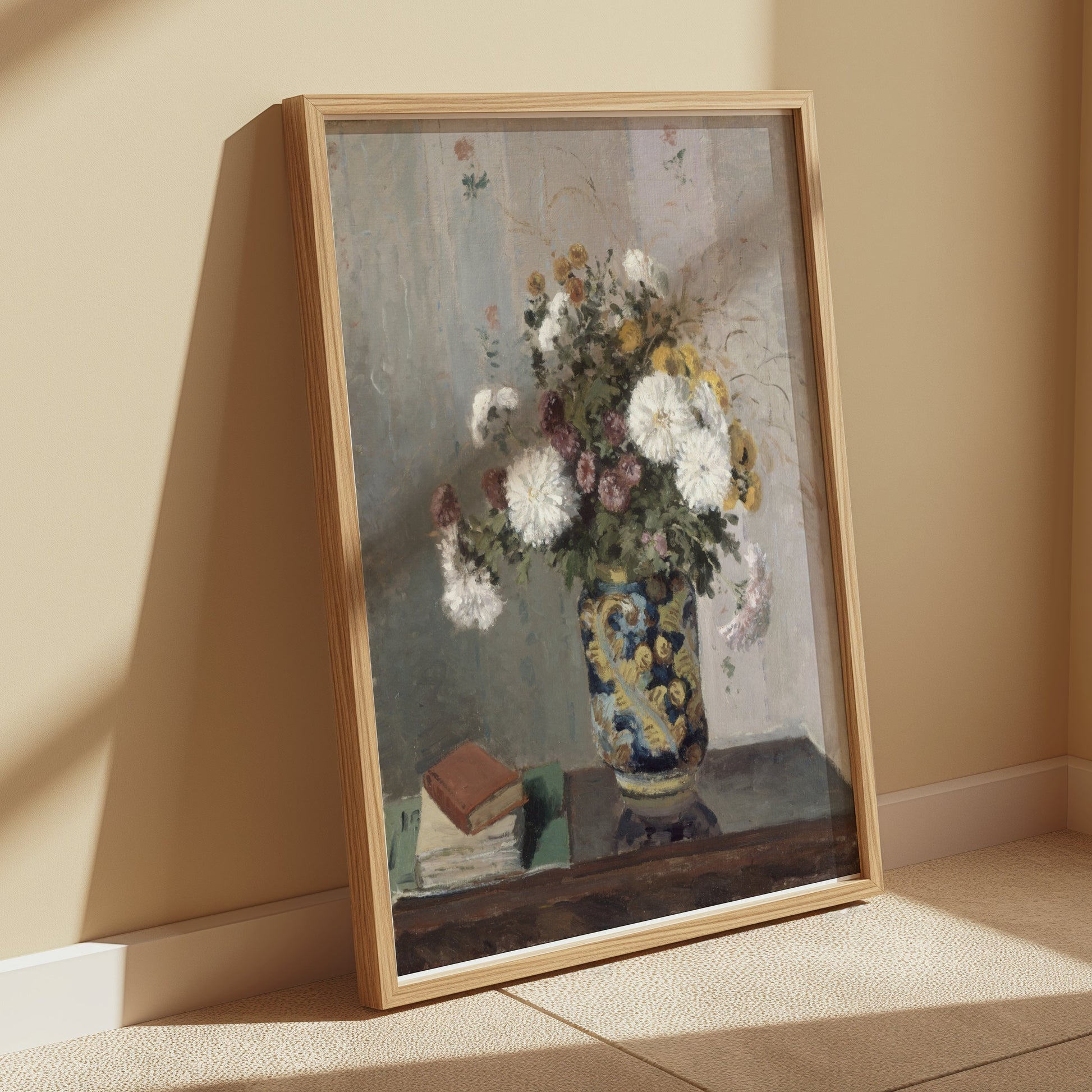 Premium Poster of Beautiful Floral Arrangement in Vase Art Print Posters