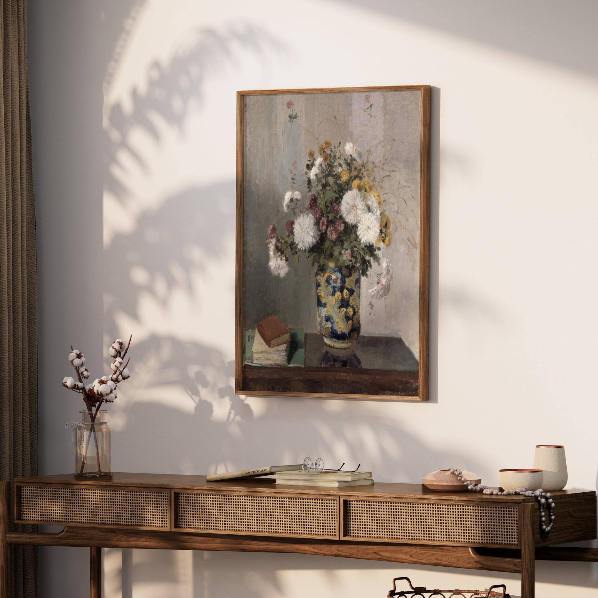 Premium Poster of Beautiful Floral Arrangement in Vase Art Print Posters