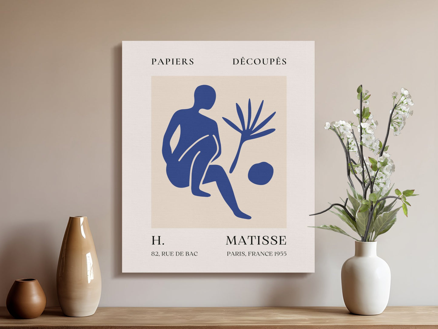 Premium Poster of Henri Matisse Wall Art Papiers Decoupés Canvas Wraps