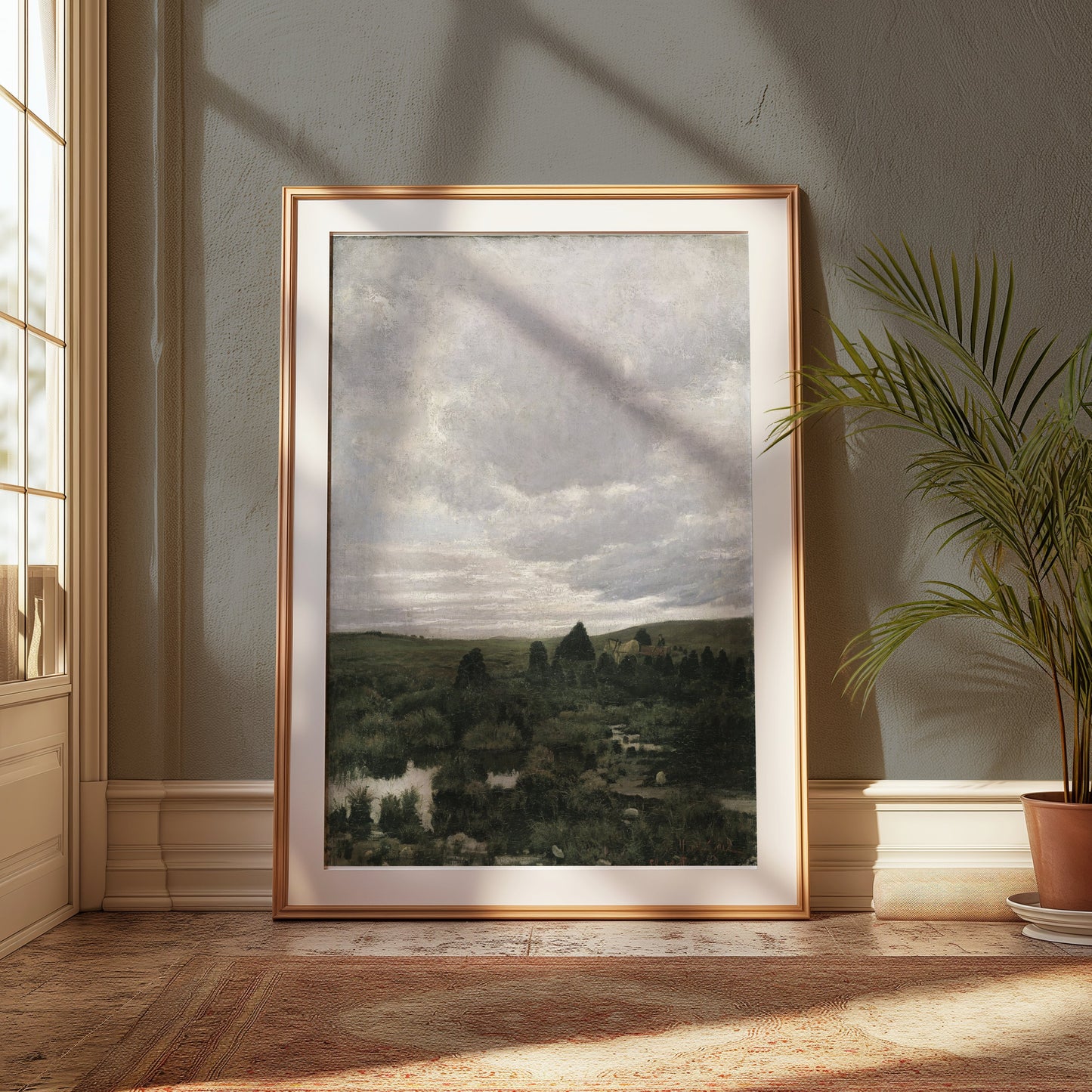 Premium Poster of Tranquil Countryside Landscape Art Print Posters